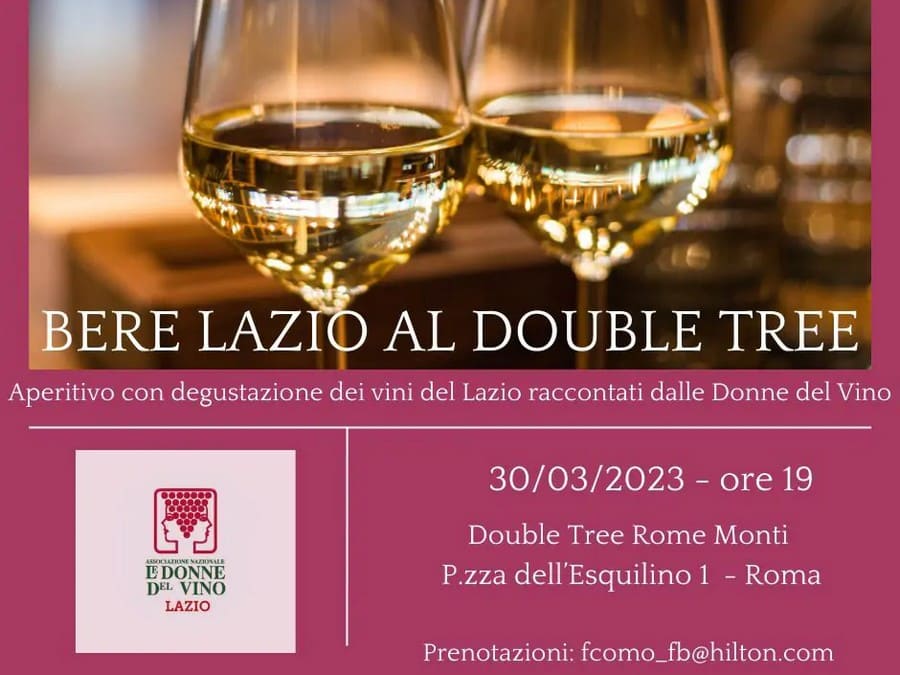 Featured image for “Le Donne del Vino al DoubleTree by Hilton Rome Monti per il Bere Lazio”