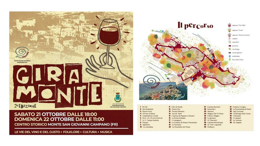 GiraMonte 2023: Un Weekend di Sapori, Vini e Tradizione a Monte San Giovanni