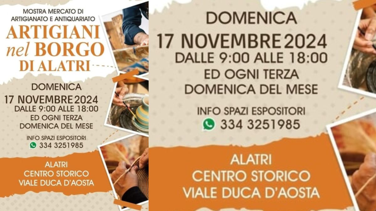 Artigiani nel borgo di alatri