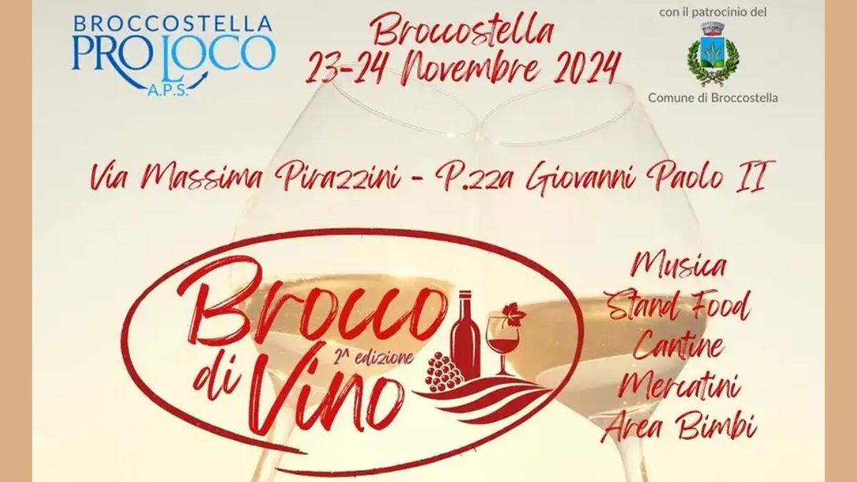 Brocco di Vino 2024: un weekend di enogastronomia e tradizione a Broccostella