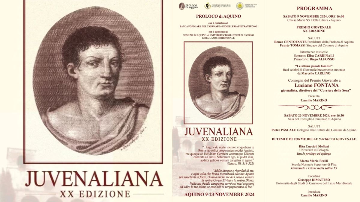 Premio Giovenale 2024 - un traguardo di cultura e tradizione ad Aquino