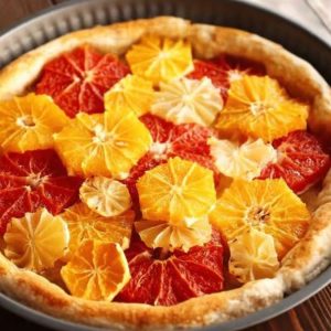 Crostata Caramellata di Mele e Arance