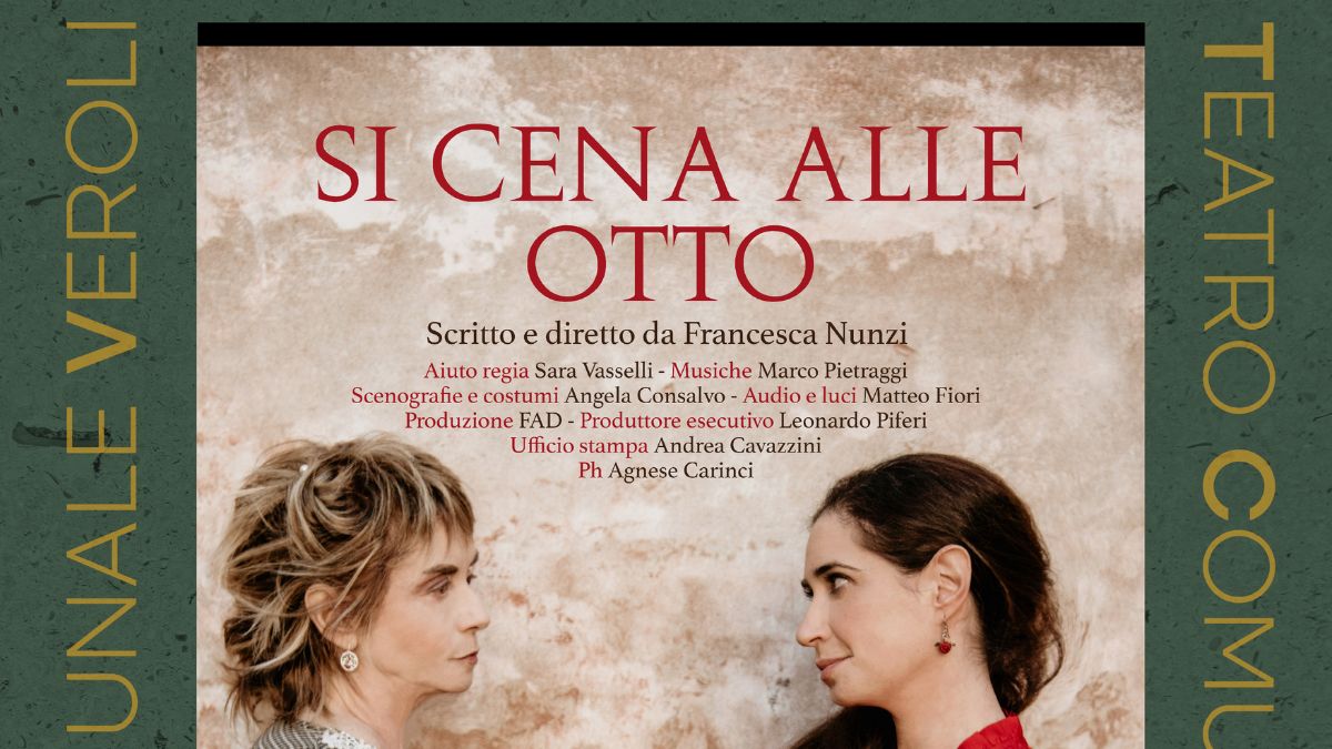 SI CENA ALLE OTTO al Teatro di Veroli