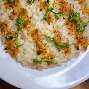 Risotto al topinambur