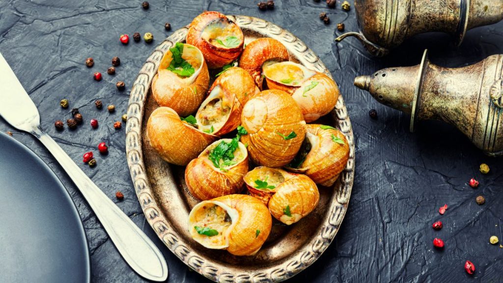 Zuppa di lumache e bieta servita a Le Cannardizie di Atina