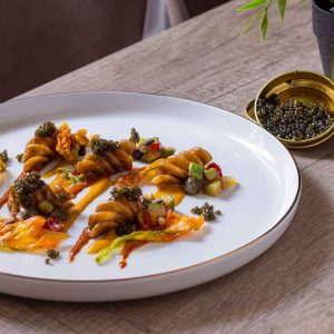Fusilloni alla caponata: la ricetta estiva di Pamela Liccardo