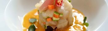 Ricette per l’evento del weekend: gazpacho di melone e ceviche di spada
