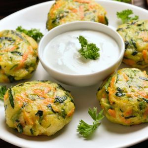 Frittelle gluten free con zucchine e menta
