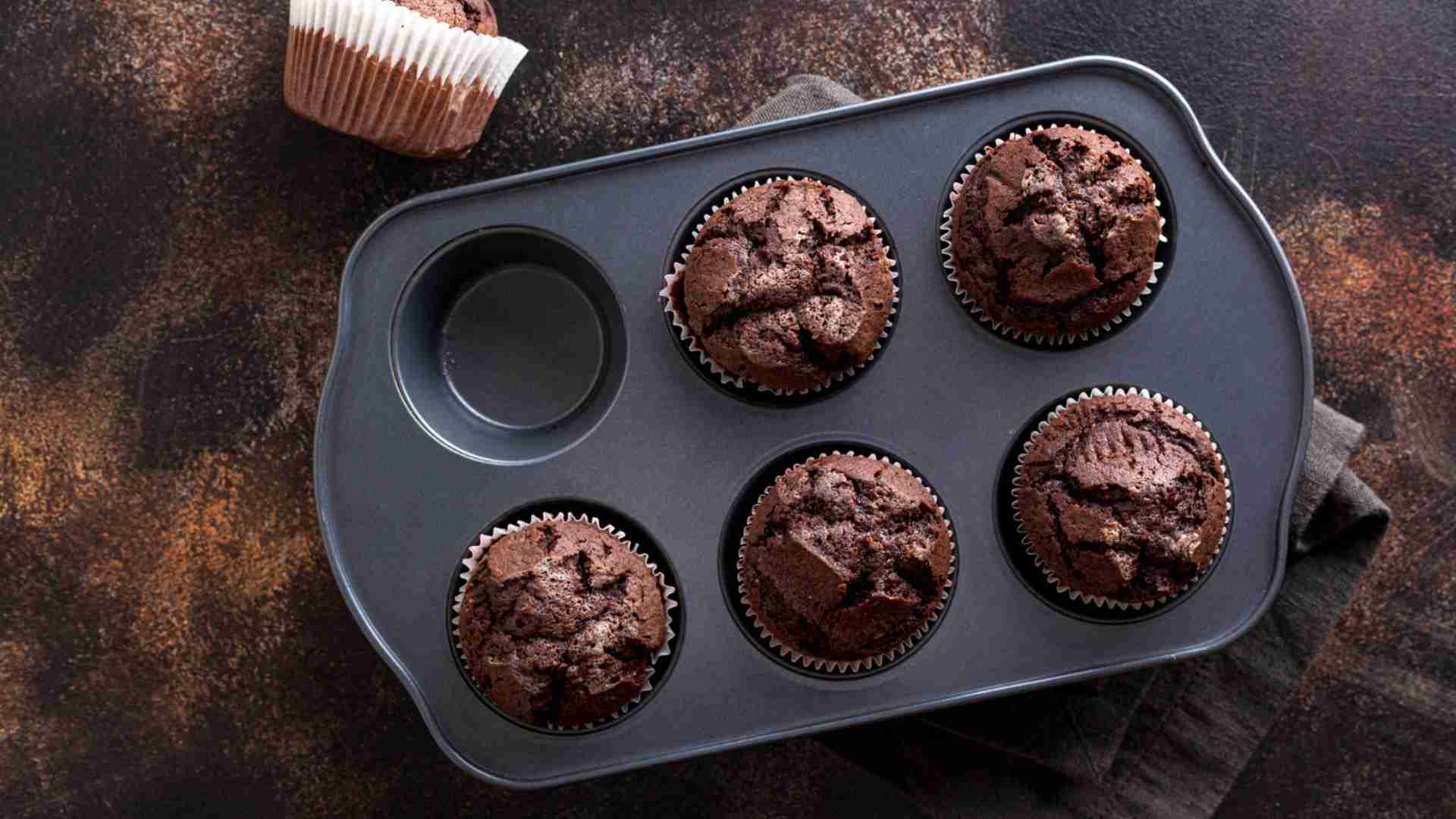 Mini plumcake senza glutine al cacao e farina di mandorle