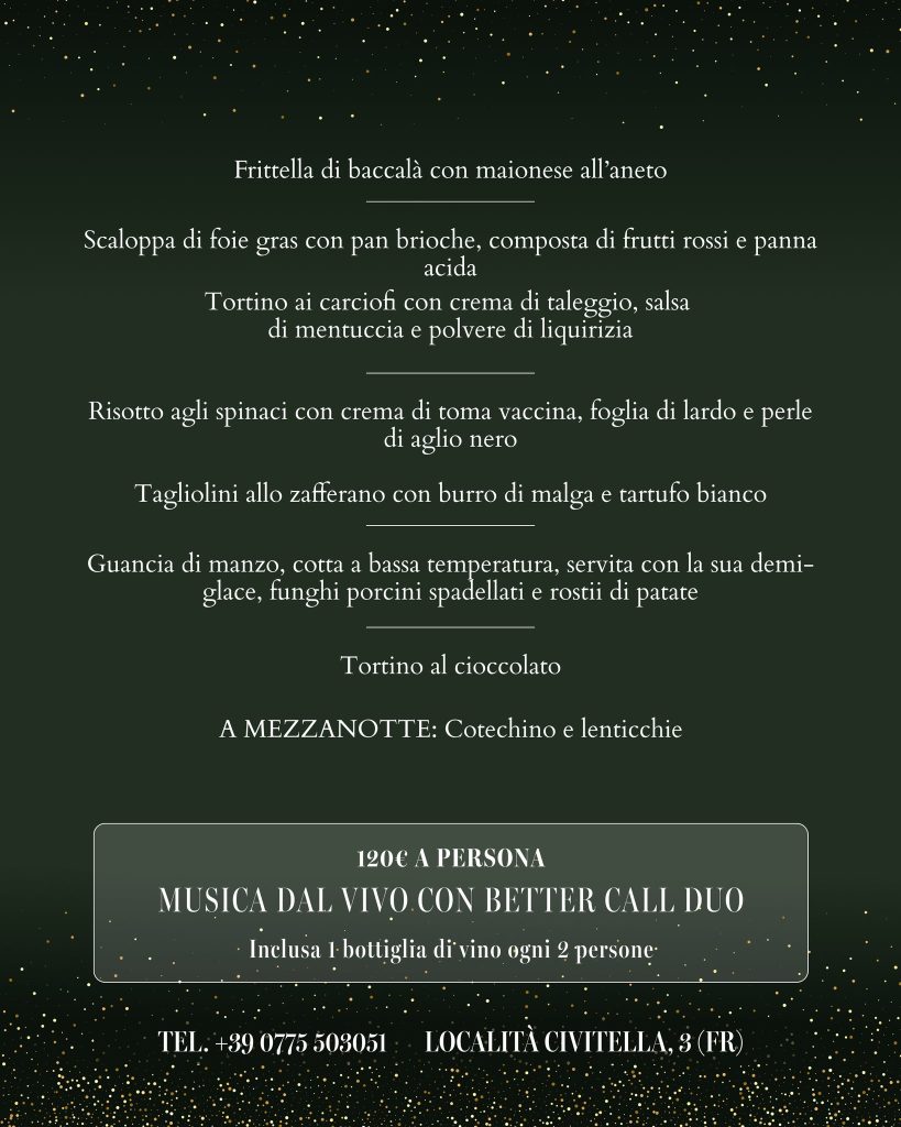 Capodanno casale verde luna