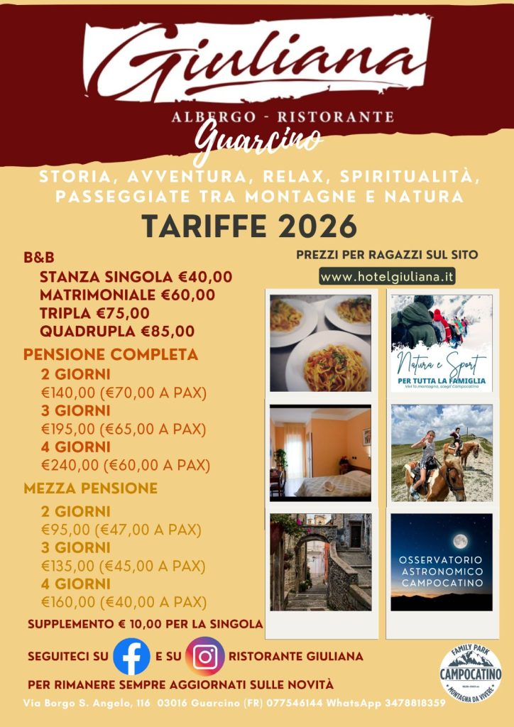 Giuliana capodanno hotel e pernottamento