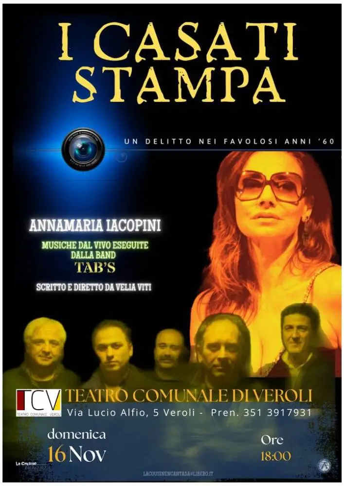 “I Casati Stampa. Un delitto nei favolosi anni ’60”