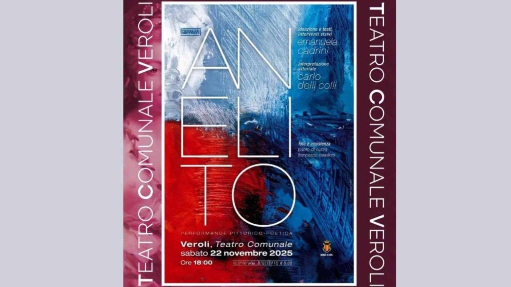 Veroli – “Anelito”, esperienza poetico-performativa | Sabato 22 Novembre 2025