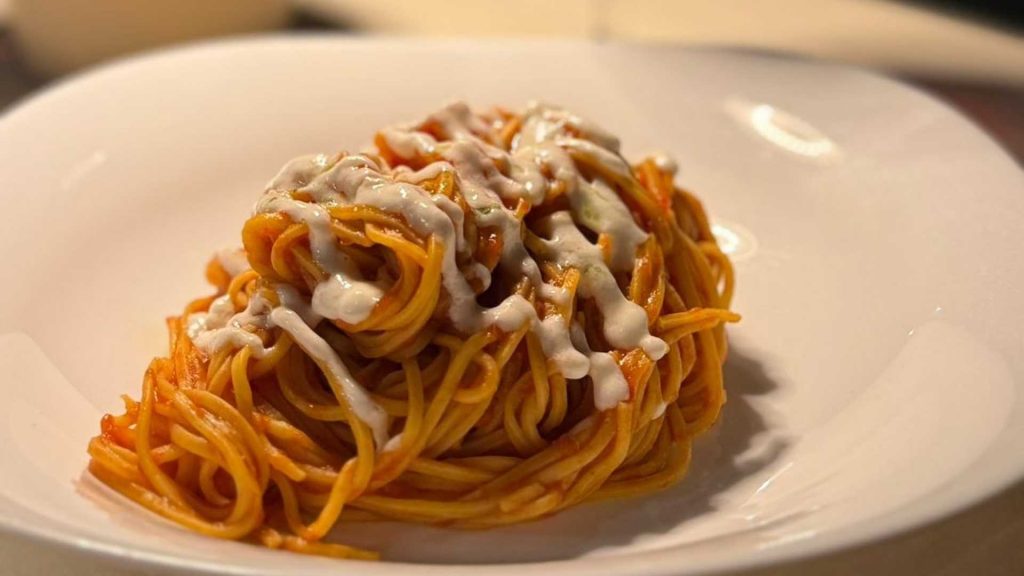 tonnarelli con fonduta