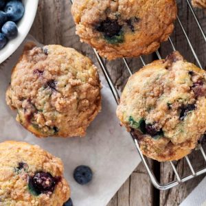 Muffin ai mirtilli piccoli frutti, grande profumo
