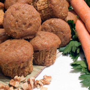 Muffin carota e noci dolcezza naturale e gusto rustico