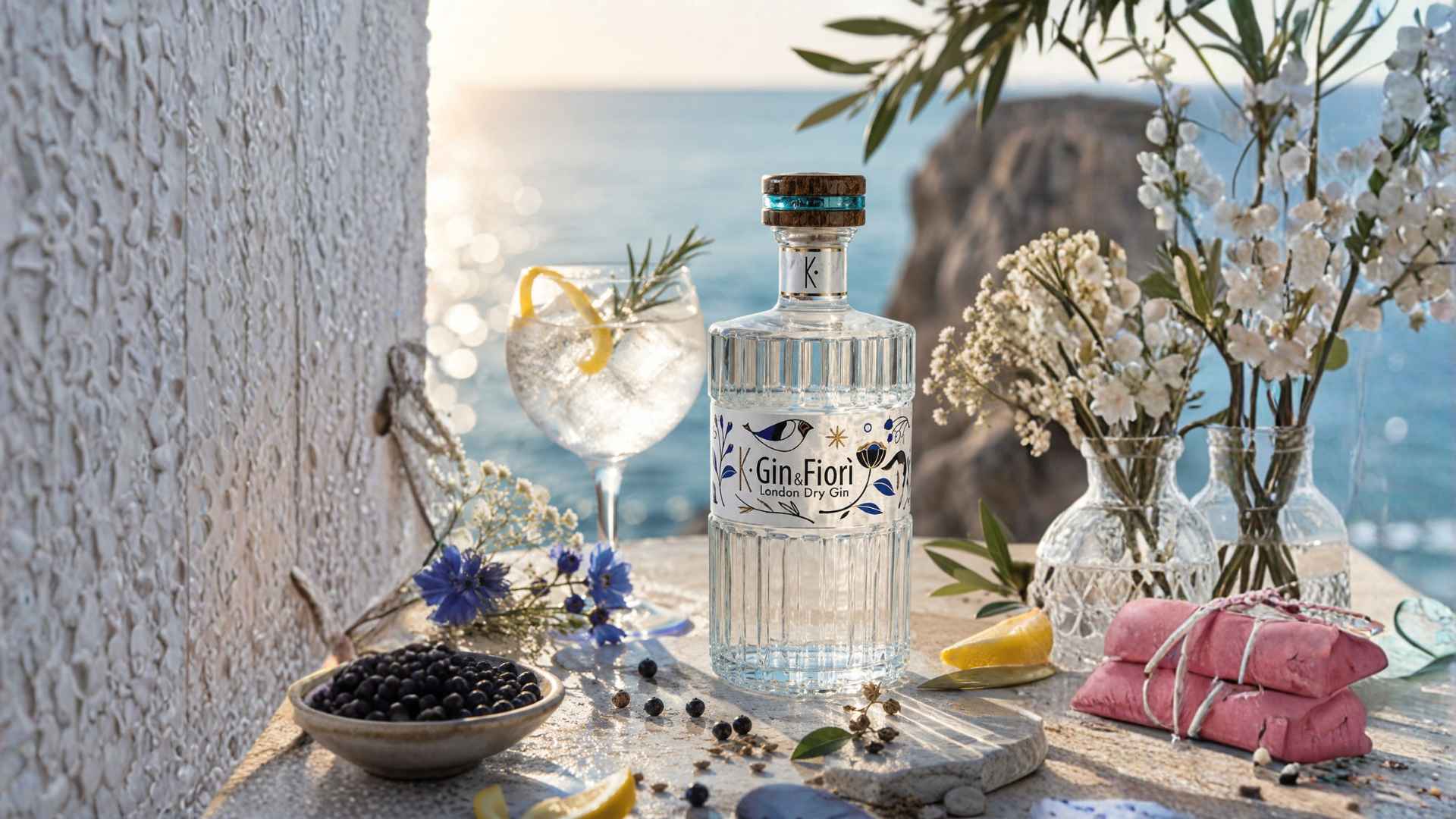 Gin estivo Gin & Fiorì, come gustarlo liscio, con ghiaccio o in un cocktail