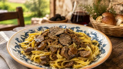 Fettuccine porcini e tartufo: la ricetta dal sapore di bosco