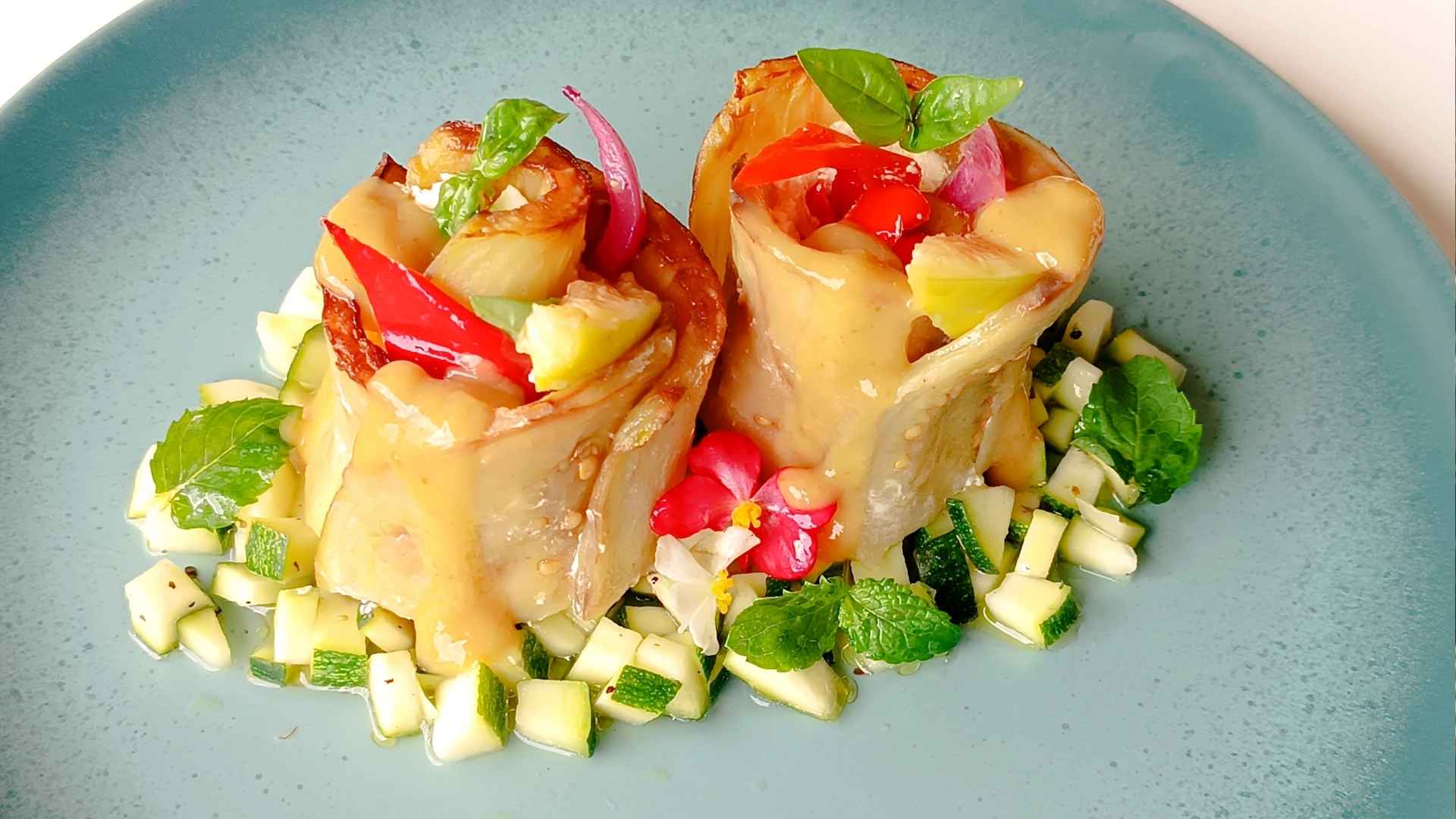 Caponata di settembre: fichi, melanzane e agrodolce