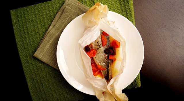 Branzino al cartoccio