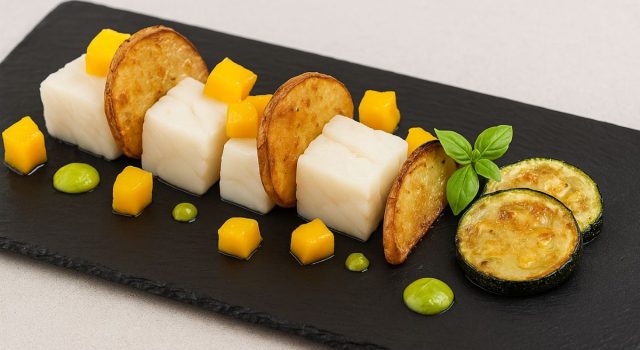 Baccalà e mango: il piatto fresco che conquista l’estate