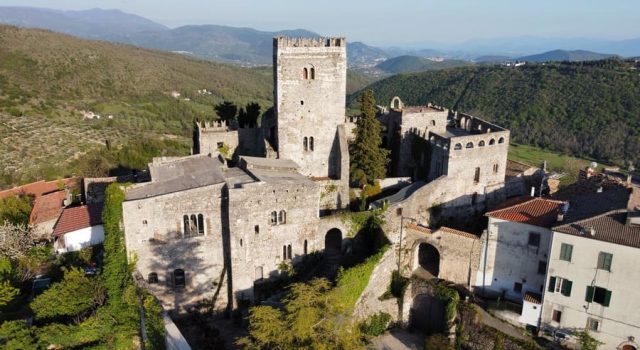 Panorama sul castello di Torre Cajetani