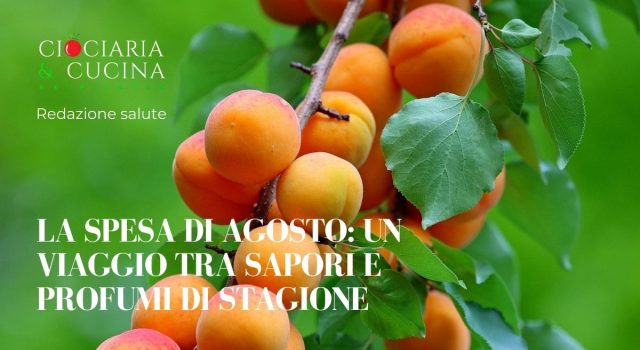 Cibo di stagione ad agosto.