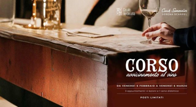 Corso di avvicinamento al vino a Casale VerdeLuna