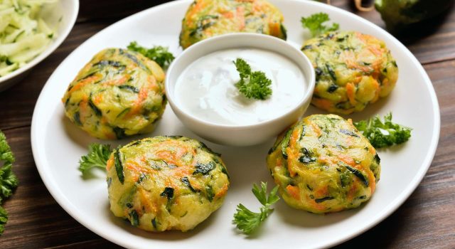 Frittelle gluten free con zucchine e menta