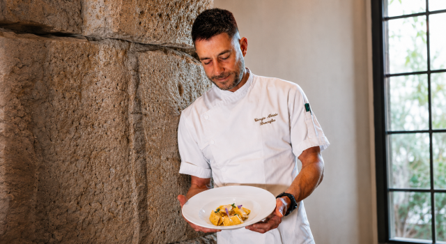 Giorgio Alessio Bracaglia dalla Locanda del Certosino due ricette tra montagna, tradizione e fermentazione