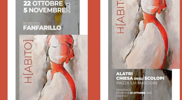 HABITO di Roberta Fanfarillo, presso la Chiesa dei Padri Scolopi di Alatri