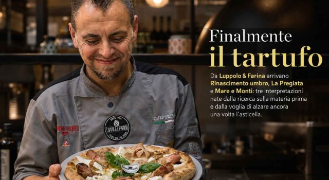 Nuove pizze al tartufo da Luppolo & Farina: le novità di Simone Taglienti