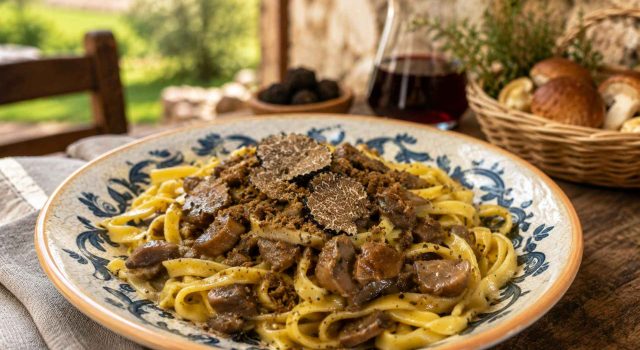 Fettuccine porcini e tartufo: la ricetta dal sapore di bosco