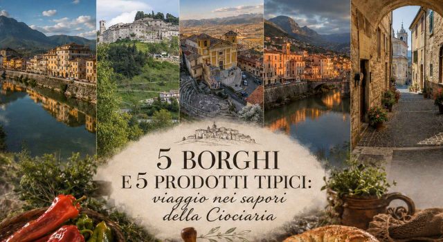 5 borghi e 5 prodotti tipici: viaggio nei sapori della Ciociaria