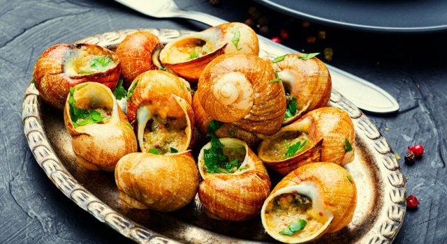 Zuppa di lumache e bieta servita a Le Cannardizie di Atina