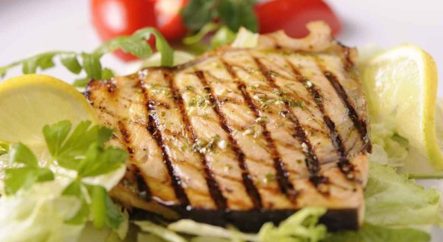 Pesce spada con fichi e menta