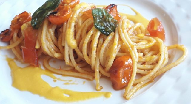 SPAGHETTO AL POMODORO in agrodolce