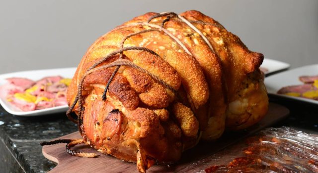 Tronchetto di Porchetta fatta in casa