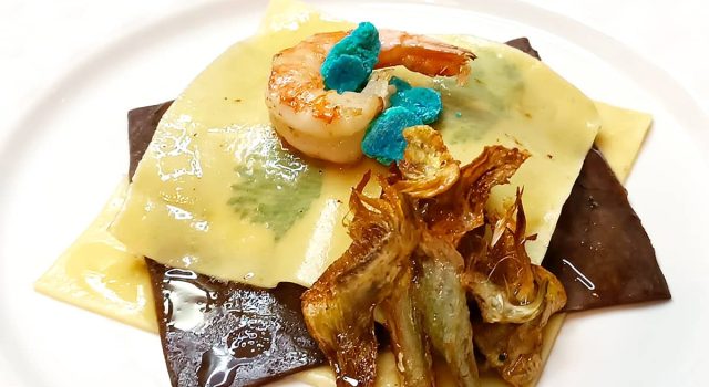 Raviolo aperto “Il mio mare”