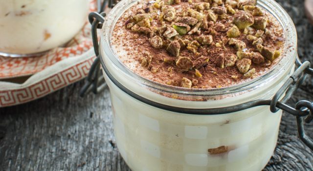 tiramisu arancia e pistacchi